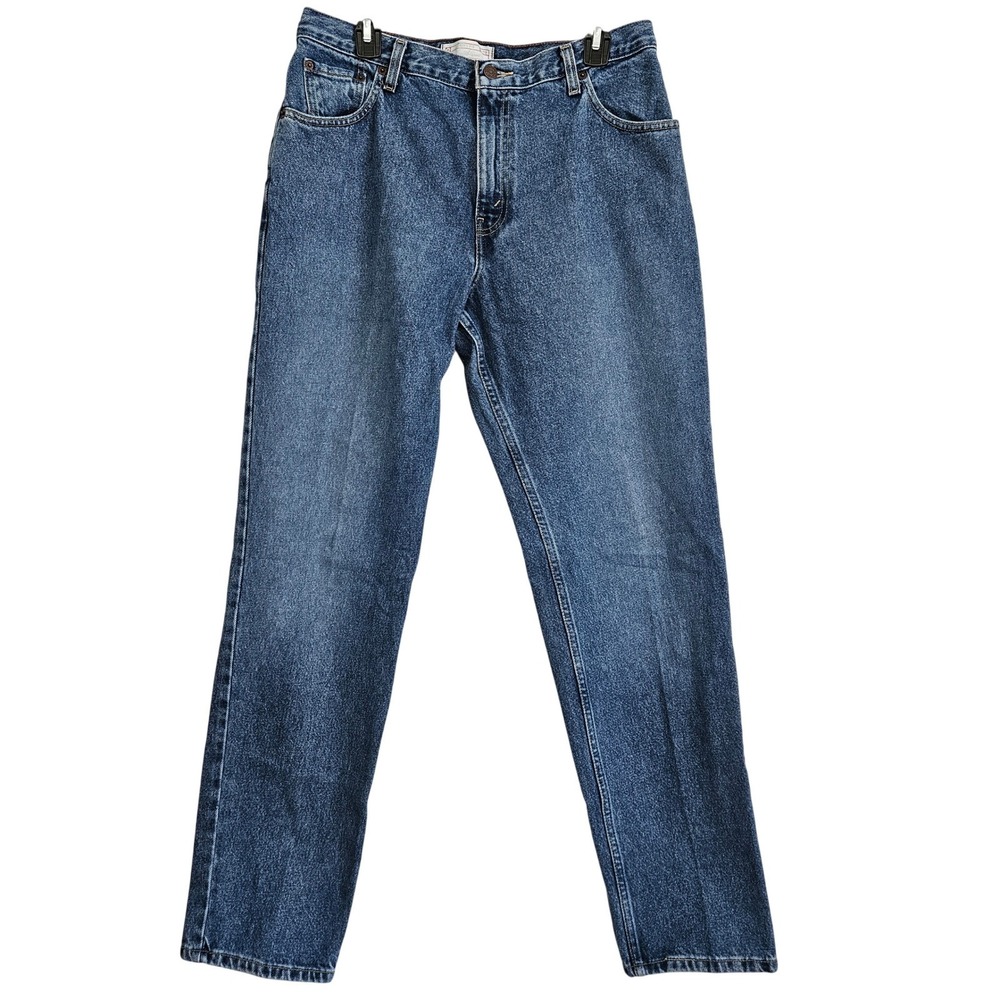 Levi's Signature Mom Jeans Style Womens 14 Long High Rise 2000s‎ Denim Med Wash